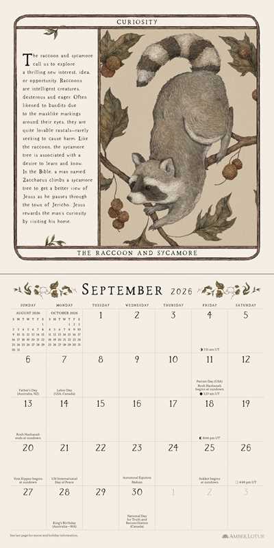 Woodland Wardens 2026 Wall Calendar