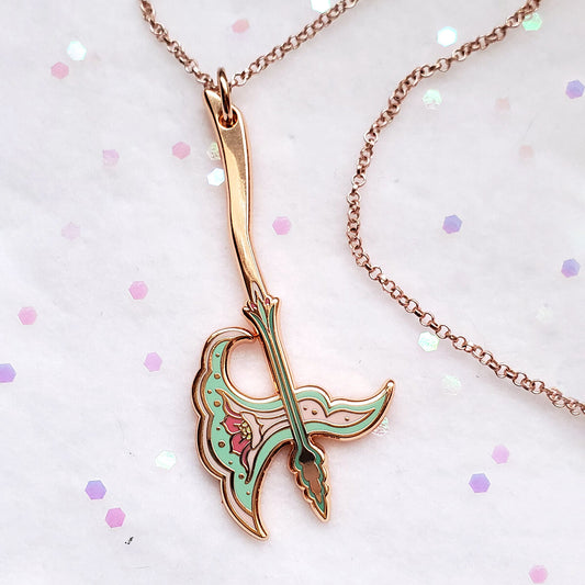 Nana Williams "Flower Guardian Battle Axe" Necklace