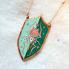 Nana Williams Flower Guardian Shield Necklace