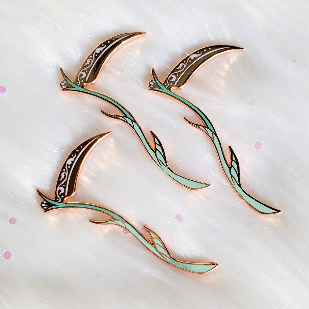 Nana Williams "Scythe" Enamel Pin