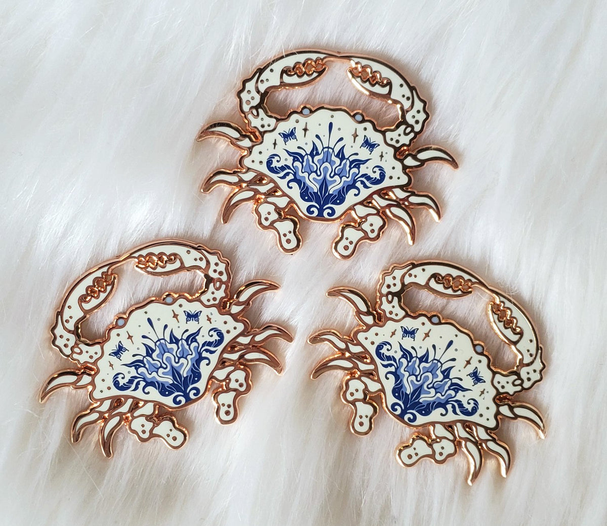 Nana Williams "Porcelain Crab" Enamel Pin
