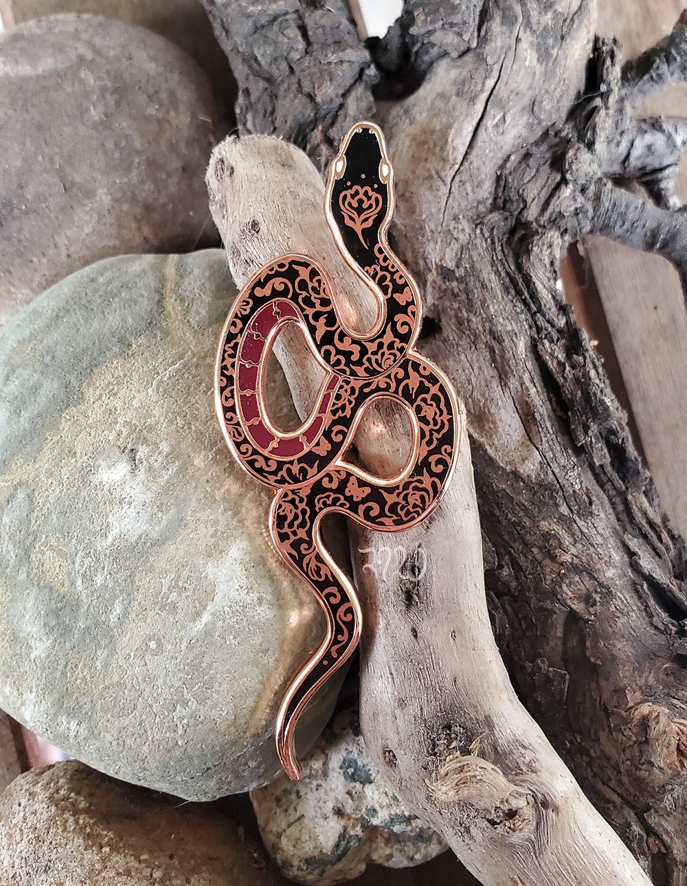 Nana Williams "Ornate Snake" Enamel Pin