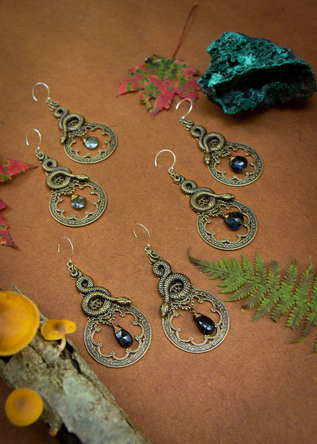 Trollbinde "Snake-Stone" Earrings
