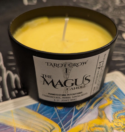 Tarot Crow "I - The Magus" Candle