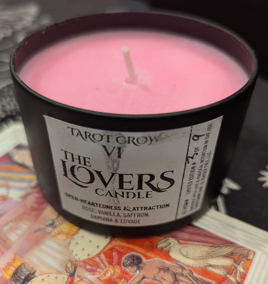 Tarot Crow "VI - The Lovers" Candle