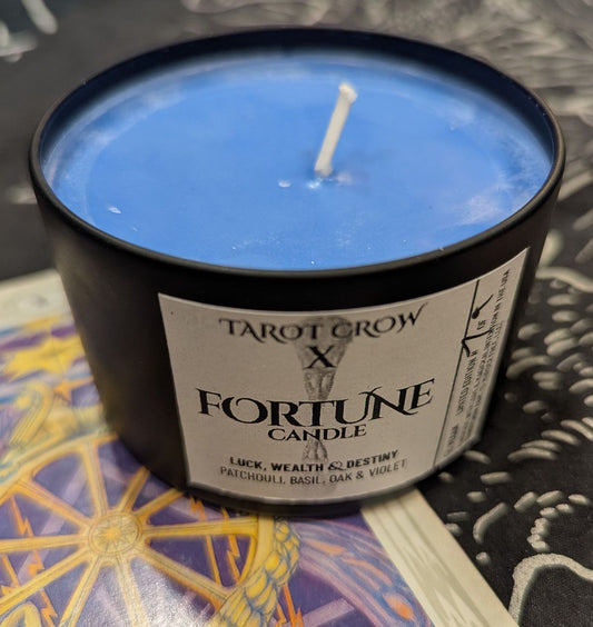 Tarot Crow "X - Fortune" Candle