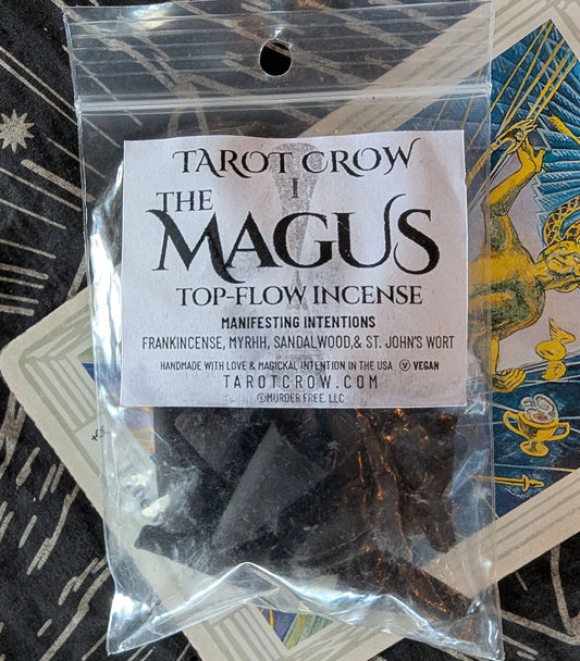 Tarot Crow "I - The Magus" Incense Cones