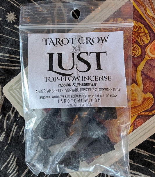 Tarot Crow "XI - Lust" Incense Cones