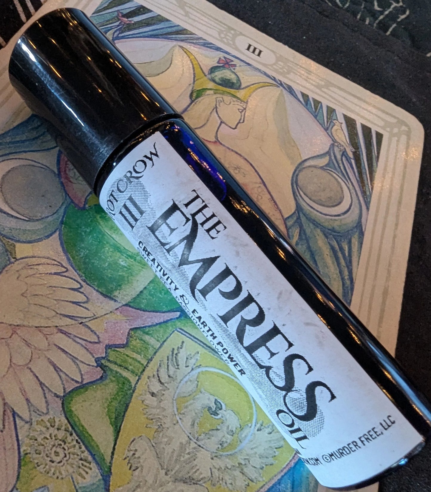 Tarot Crow "III - The Empress" Scented Oil Roller