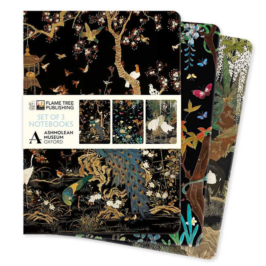 Foiled Journal: Set of 3 "Ashmolean Museum" Notebooks