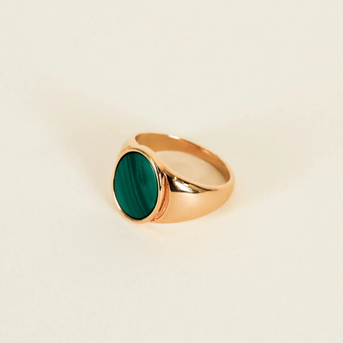 JaxKelly Malachite Signet Ring *PRE-ORDER 12/2*