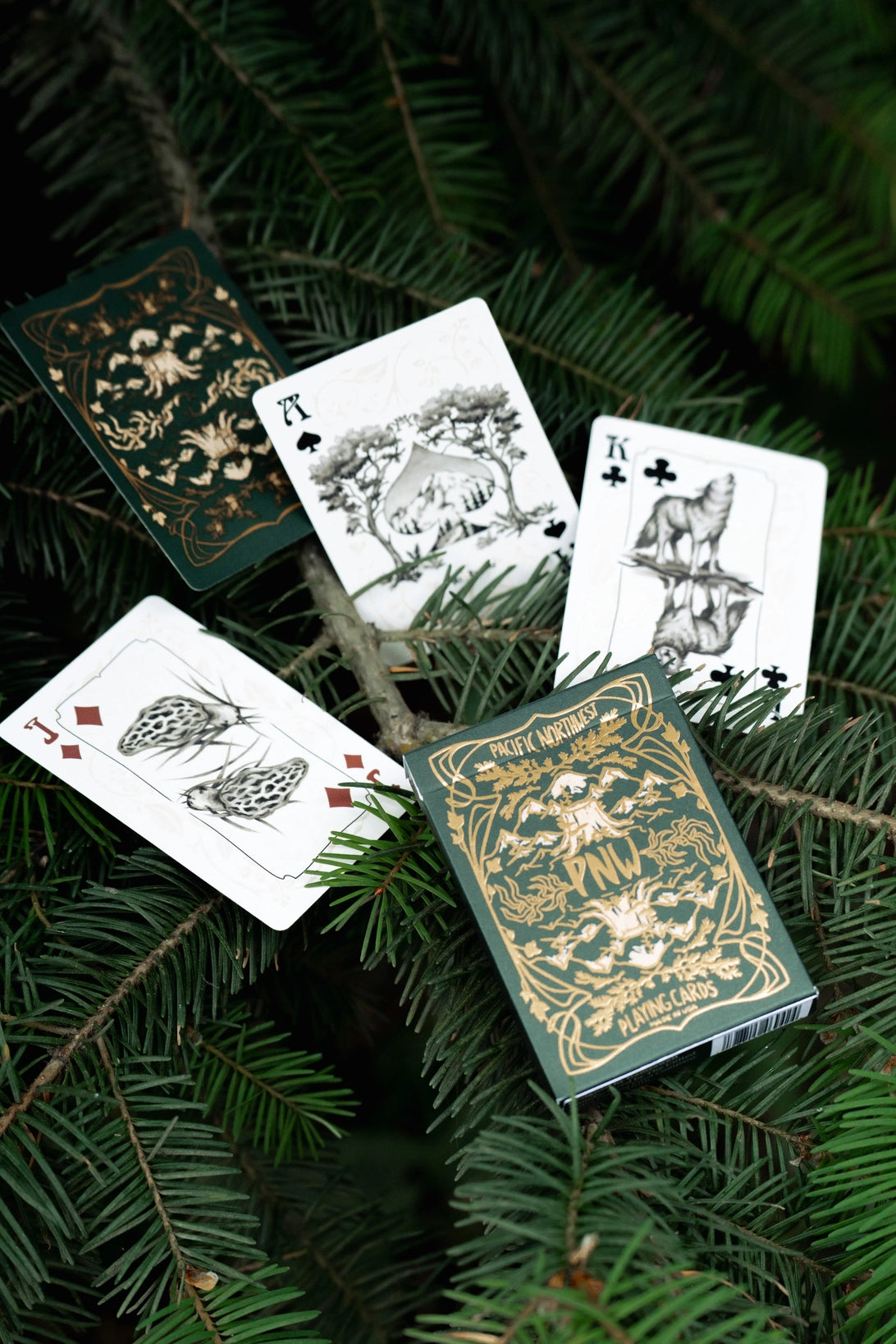 PNW Evergreen Playing Cards