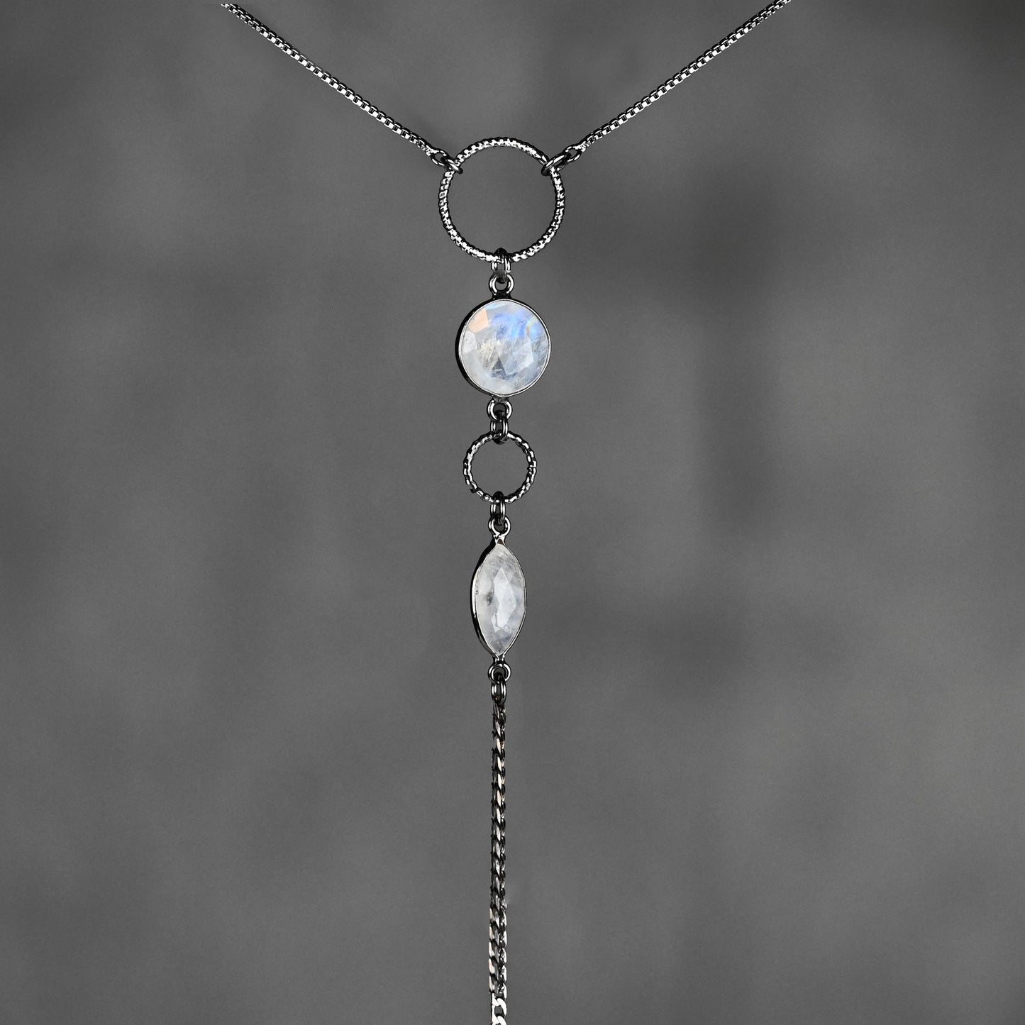 KBD Studios Double Moonstone Necklace *PRE-ORDER 10/15*
