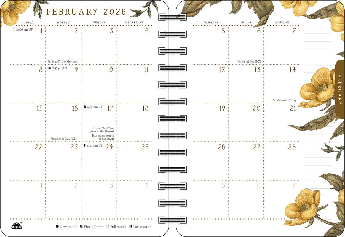 Woodland Wardens 2026 Weekly Planner by Jessica Roux