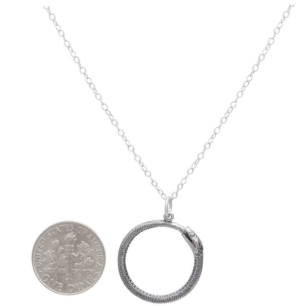 Nina Designs Petite Ouroboros Pendant