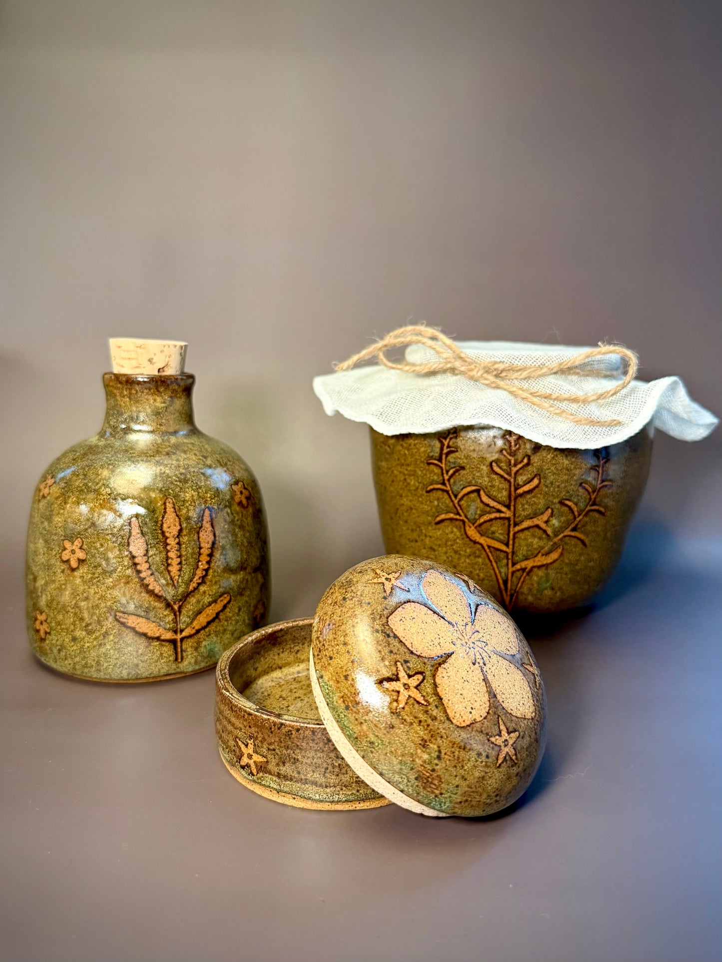 Sara Gong "Infused Oil Jar: Western Mugwort"