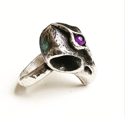 Sigil Jewelry "Raptor Skull" Sterling Ring