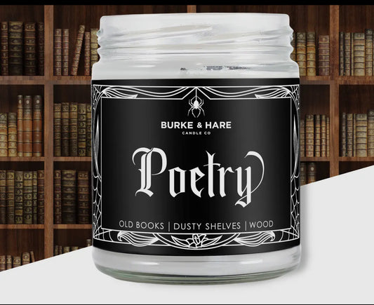 Burke & Hare Co. "Poetry" Candle