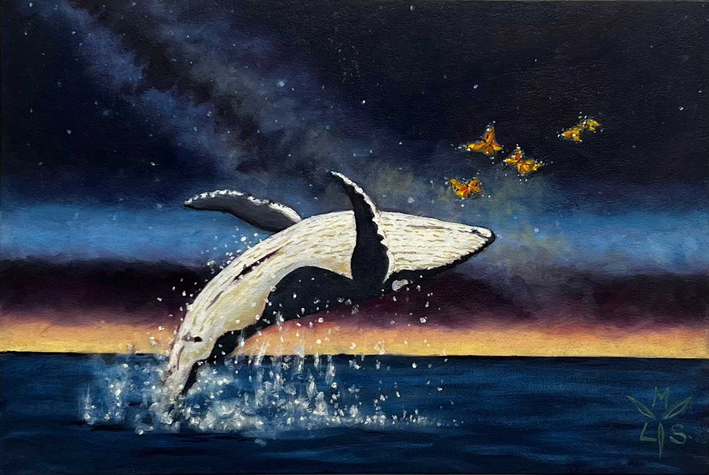 Monica Lisette-Sanchez "Milky Way Over Whale"