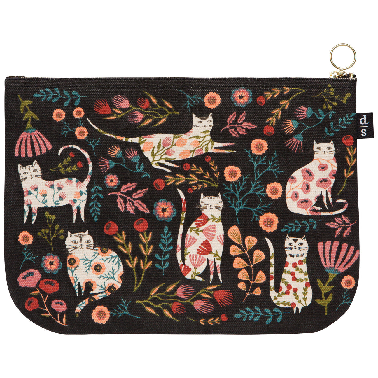 Danica Studio "Catbloom" Large Zipper Pouch *PRE-ORDER 7/3*