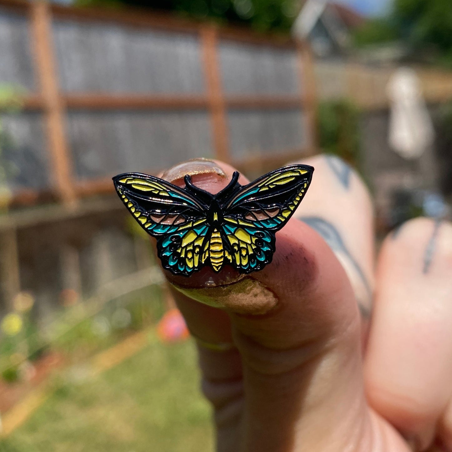 Of Moth and Flame "Mini Birdwing Butterfly" Enamel Pin