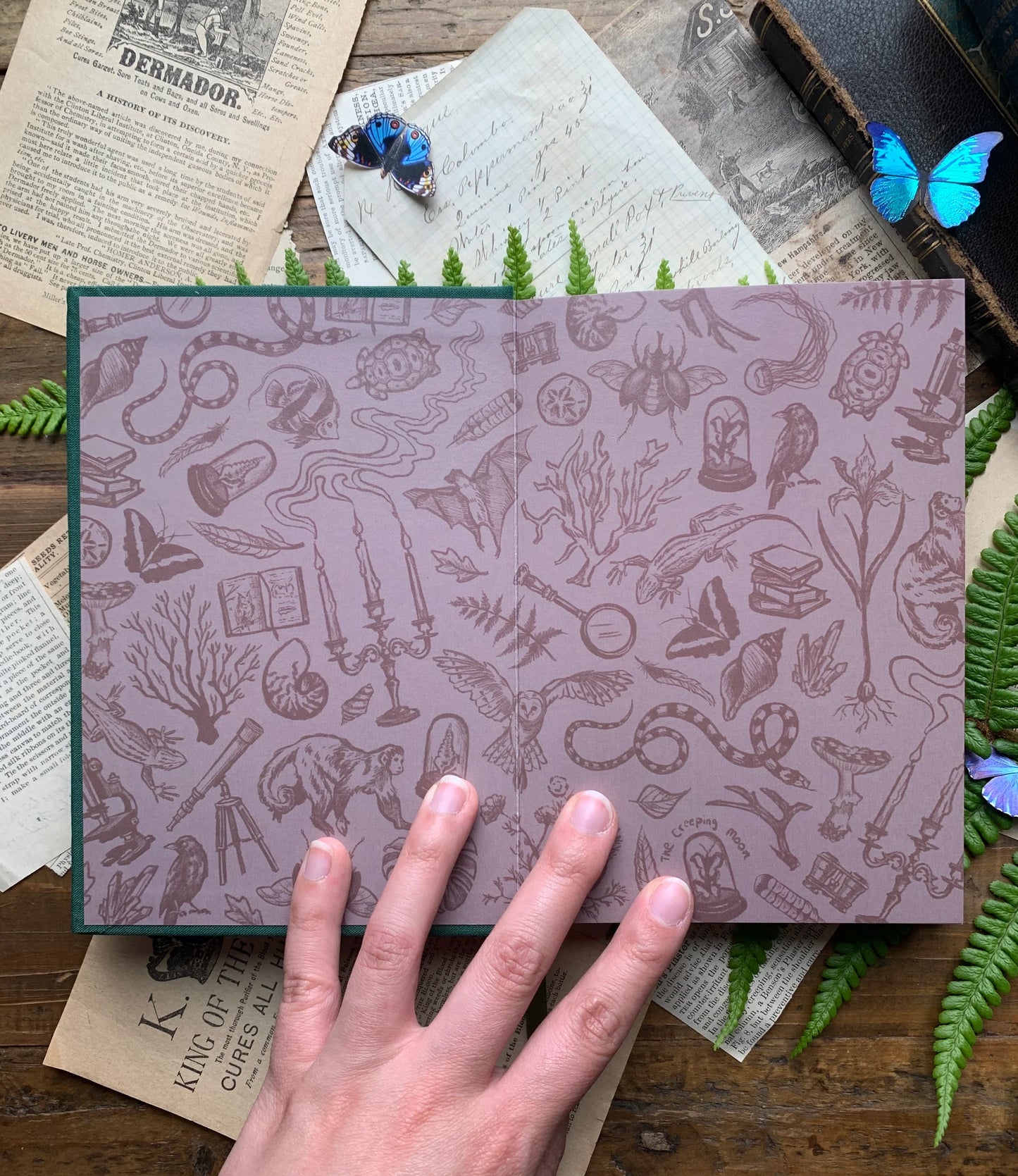 Cuaderno La Luna Arrastrándose "El Botánico"