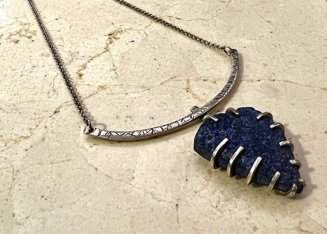 Sigil Jewelry "Raw Lapis" One of a Kind Necklace