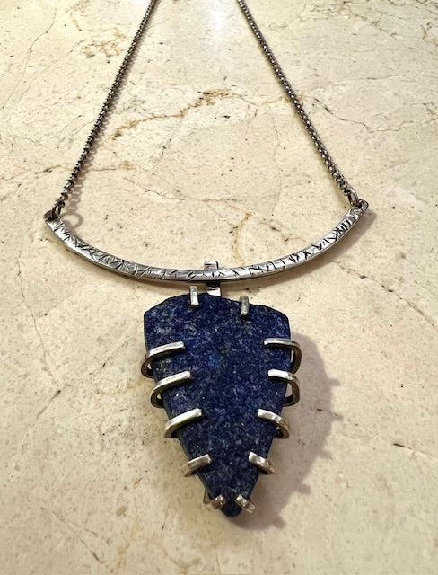 Sigil Jewelry "Raw Lapis" One of a Kind Necklace