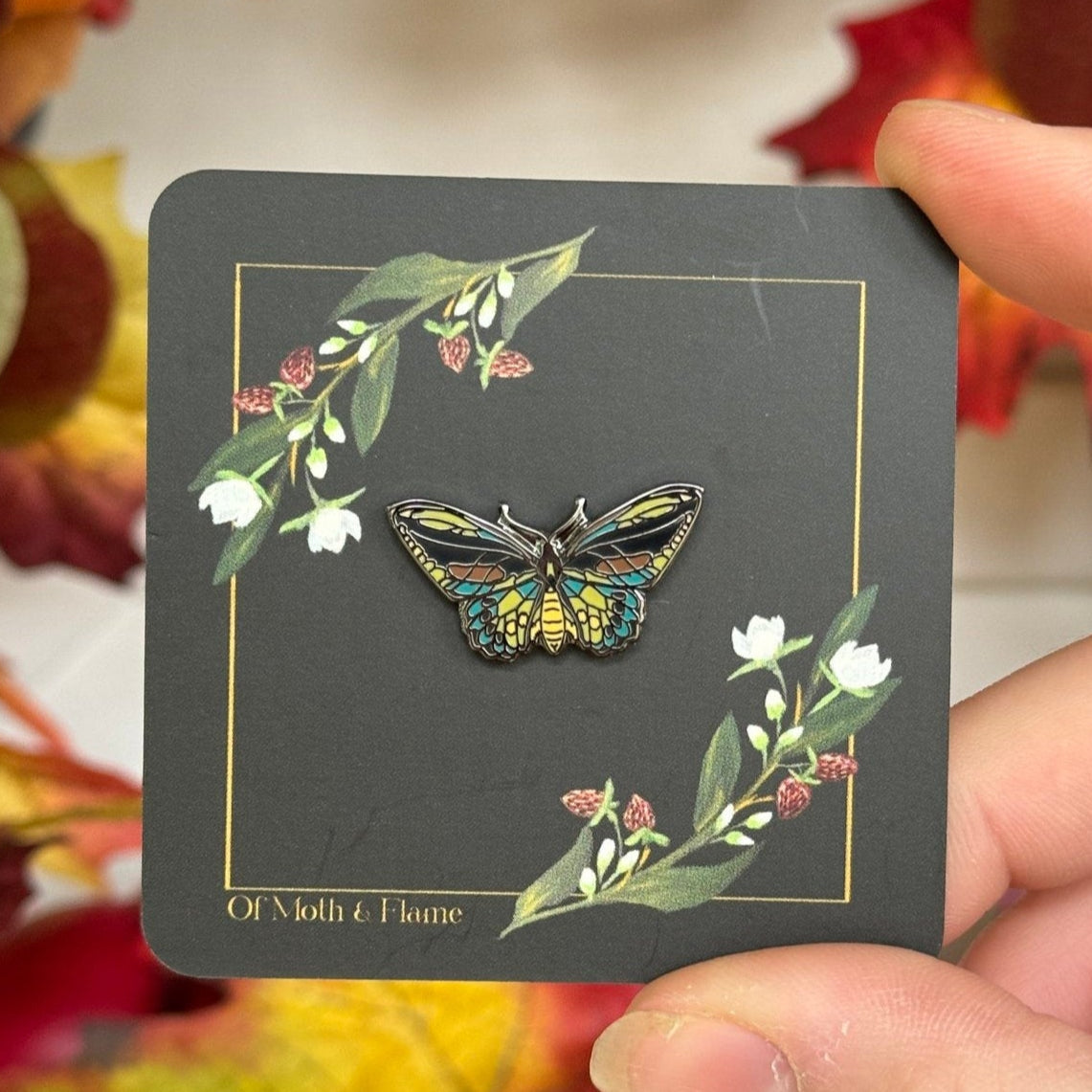Of Moth and Flame "Mini Birdwing Butterfly" Enamel Pin