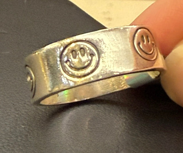 Neon Ghost "Smiley" Sterling Band