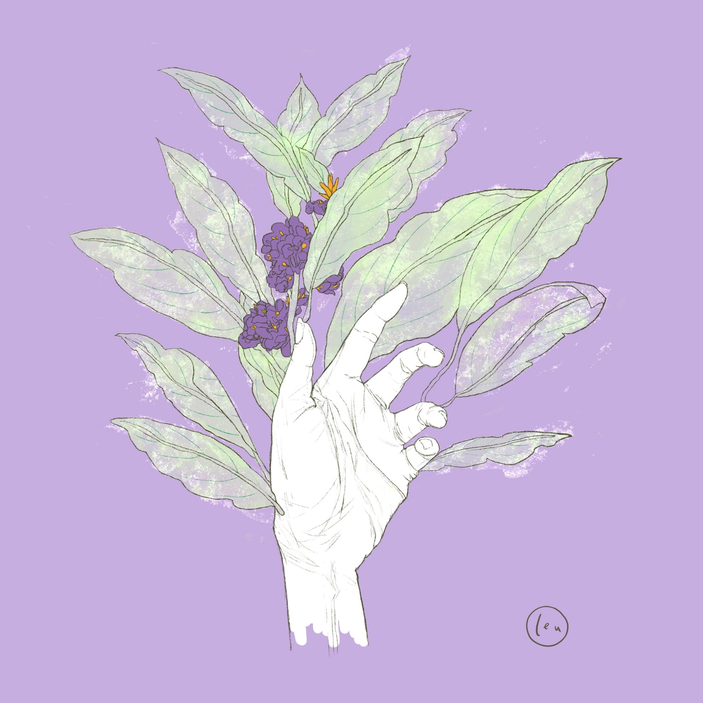 Iris Leu "Hand Study: Daphne"