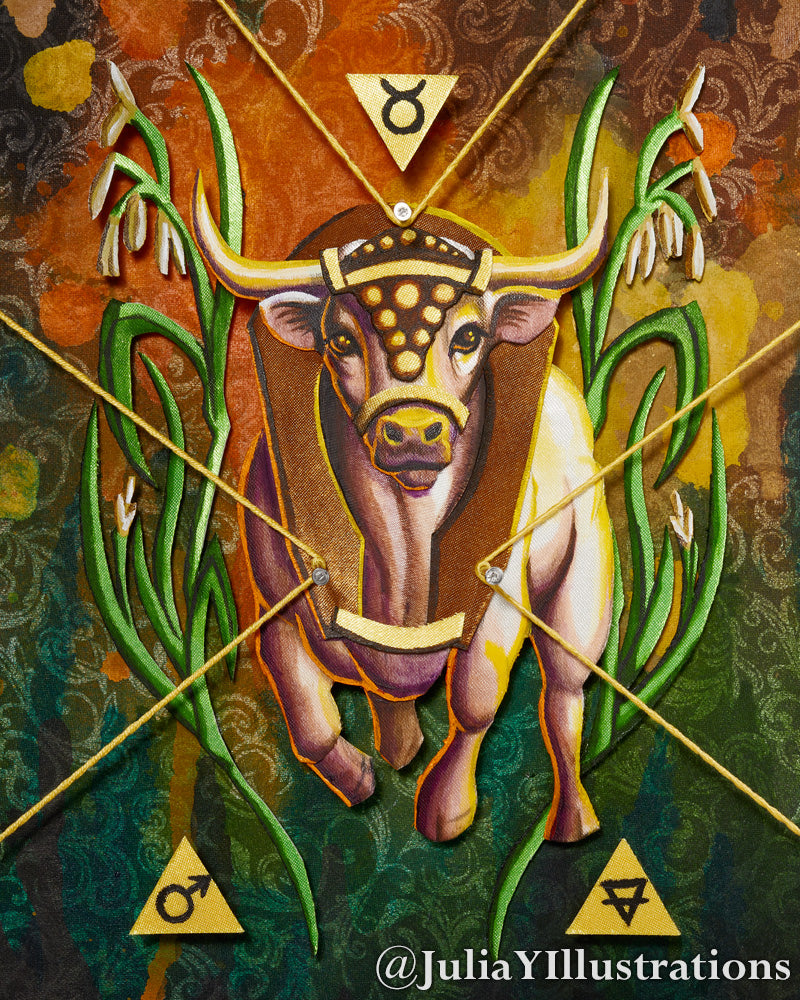 Julia Y "Diligence - Mars in Taurus - Bull & Oats"