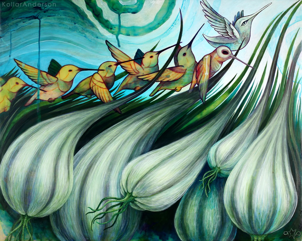 Amy Kollar Anderson "Mowing the Onions" (Online)