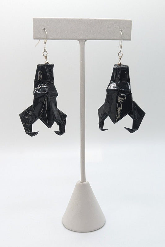 Chronic Baubles Origami Jewelry "Scorpion" Earrings