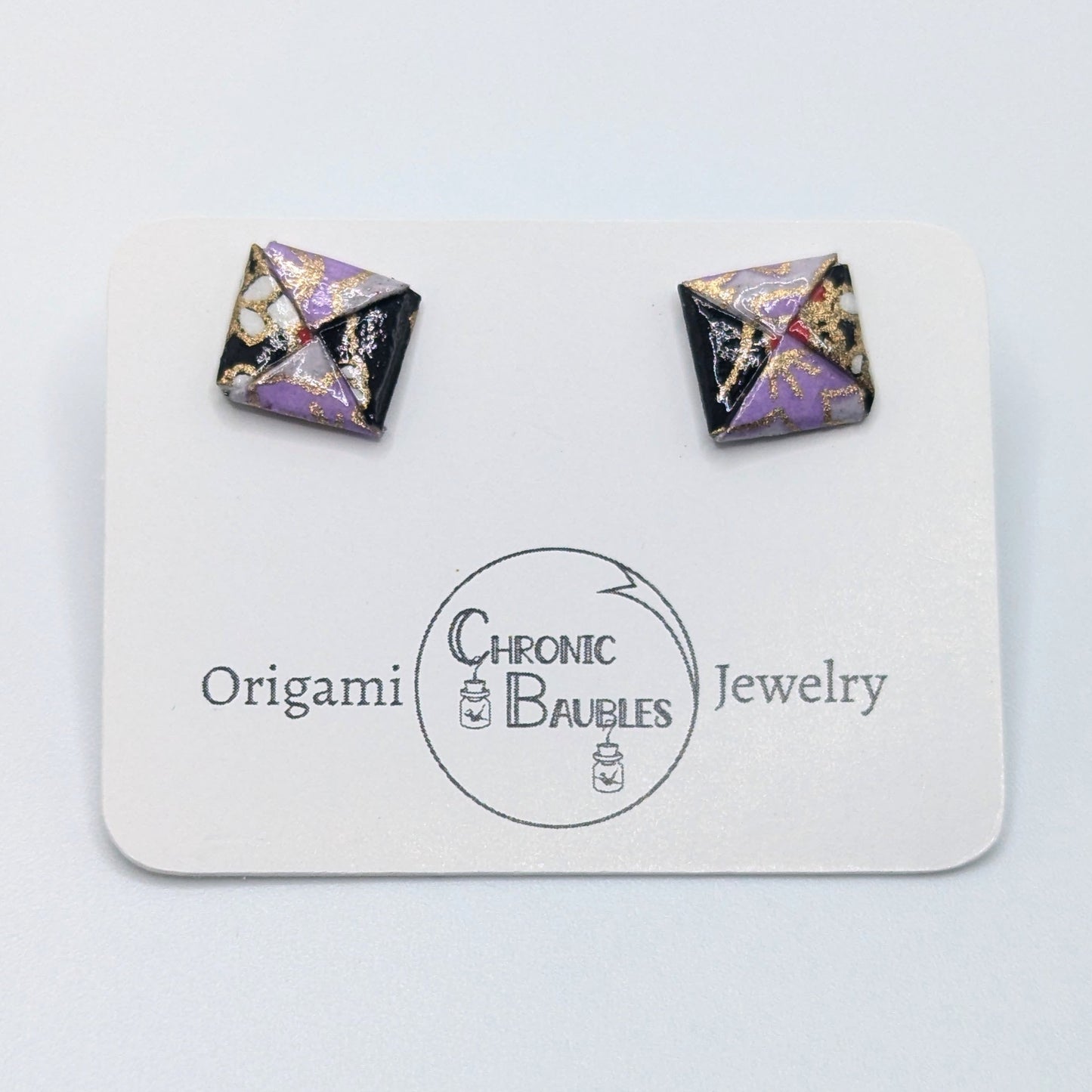 Chronic Baubles Origami Studs