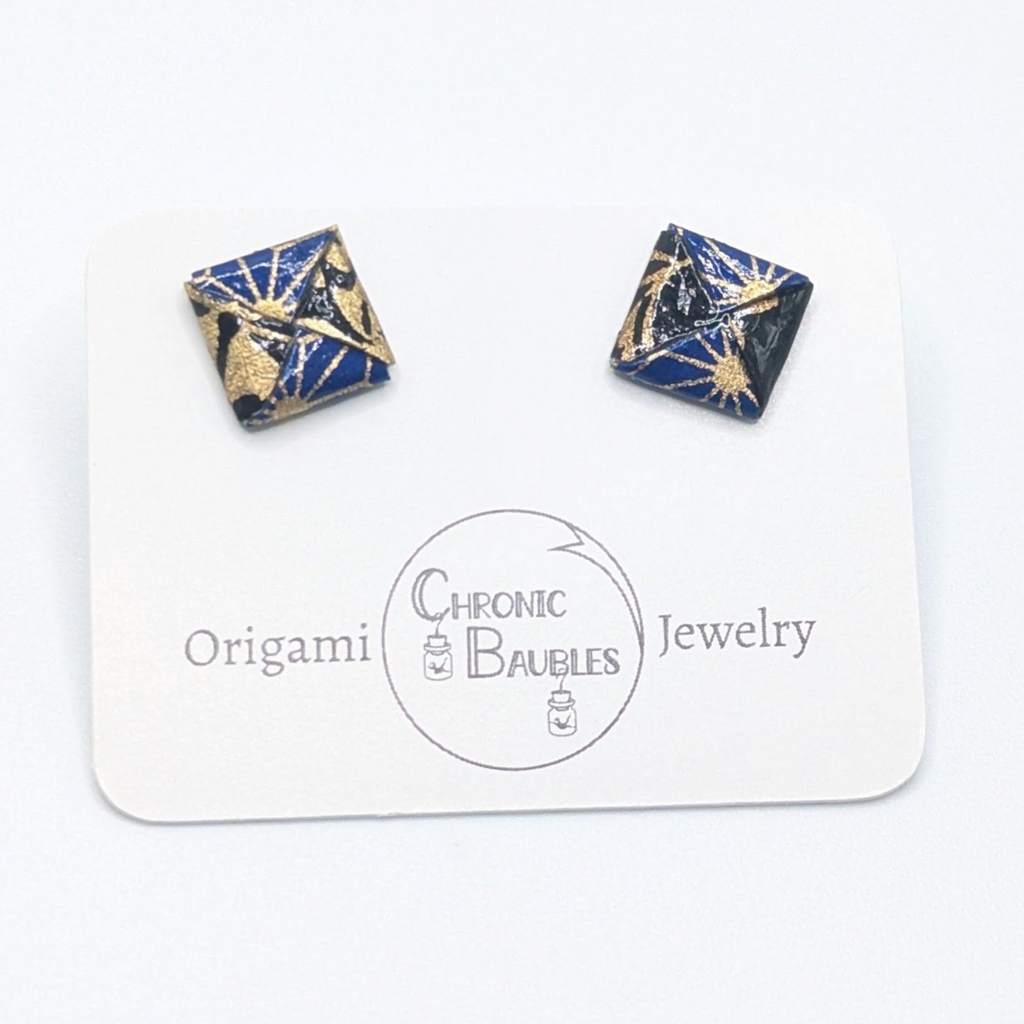 Chronic Baubles Origami Studs