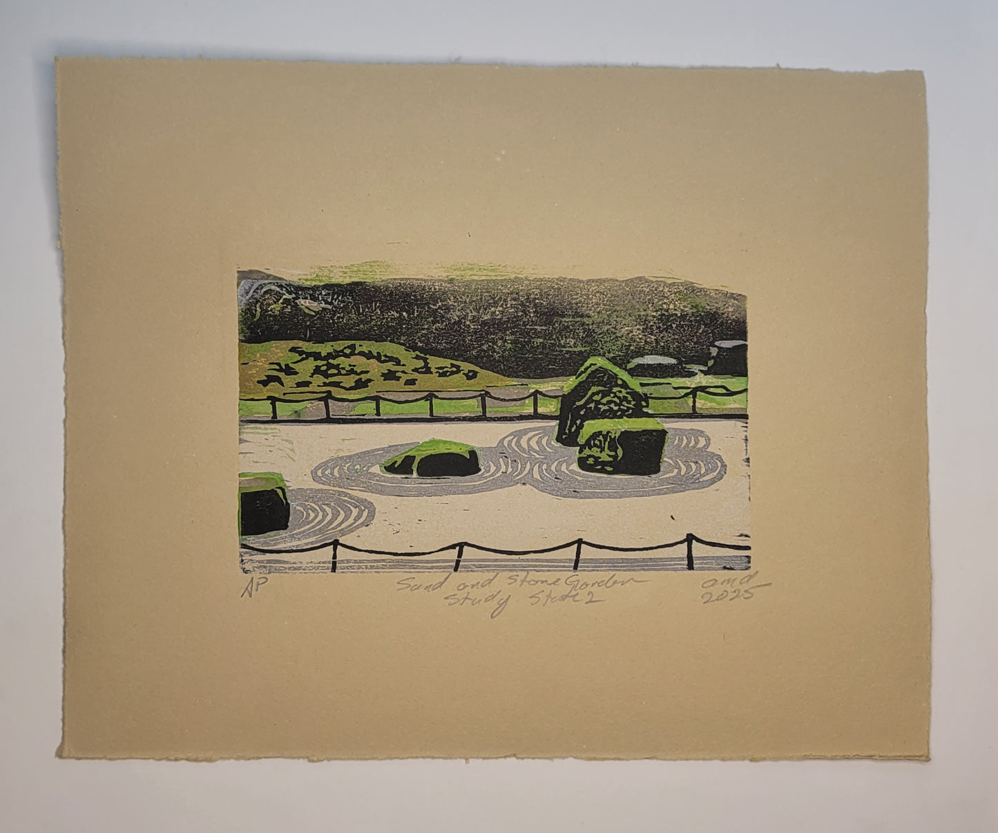 Amanda Danford "Sand & Stone Garden Study State 2"