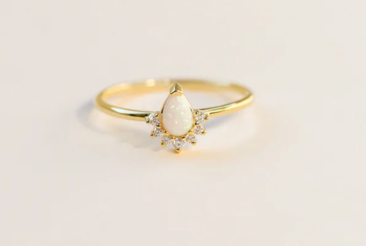 JaxKelly "Opal Burst" Ring
