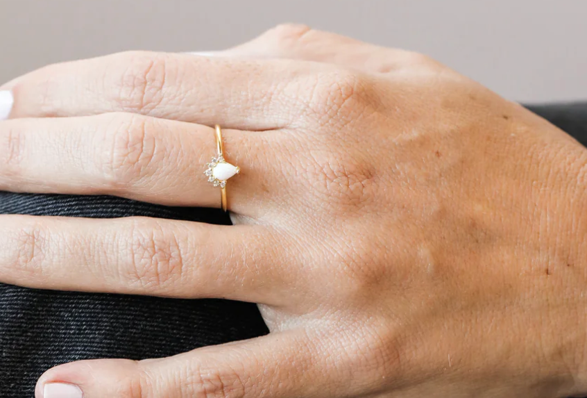 JaxKelly "Opal Burst" Ring