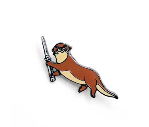 Strike Gently Co. "Otter" Enamel Pin