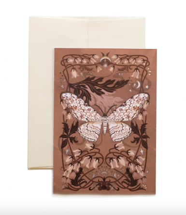 Moth & Myth White Witch Moth 'Pop-Out' Greeting Card