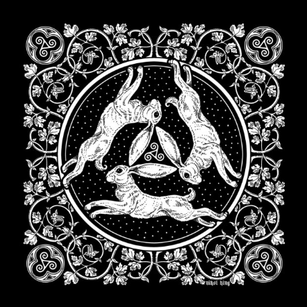 Nikol King "Triple Hares" Tote Ba