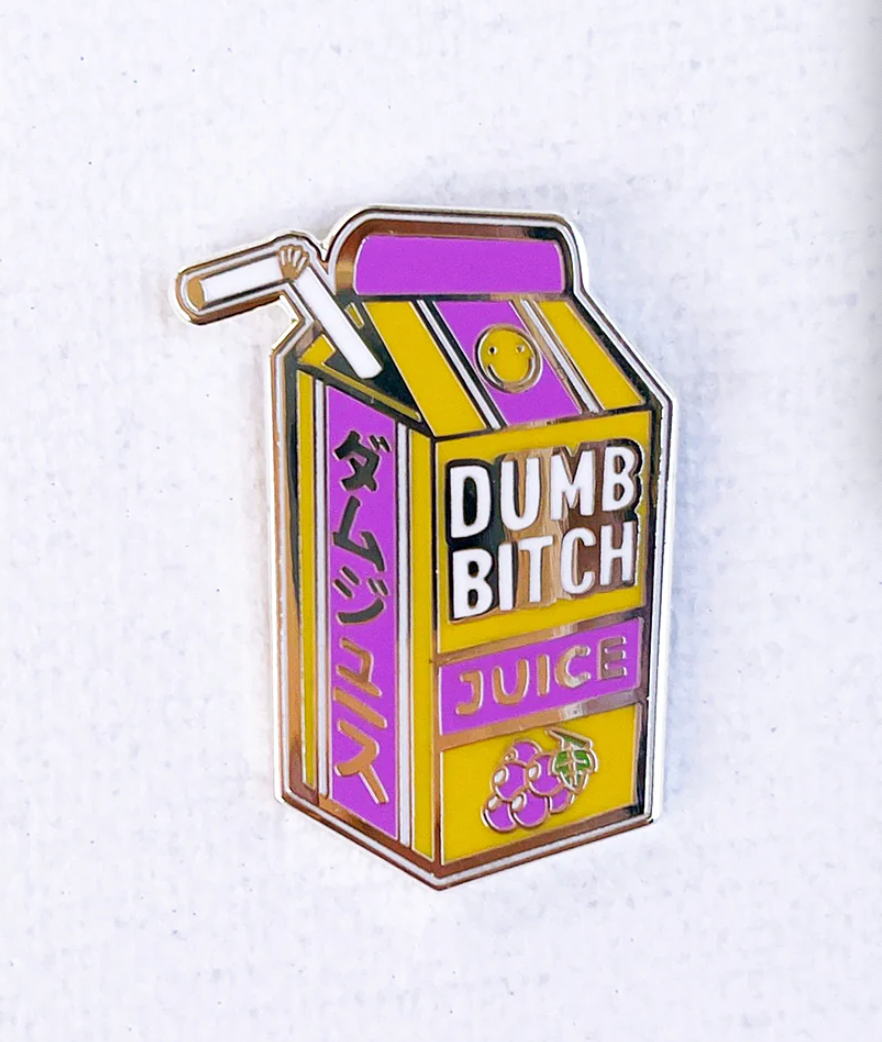 Strike Gently Co. "Juice (Pink)" Enamel Pin *PRE-ORDER 12/3*
