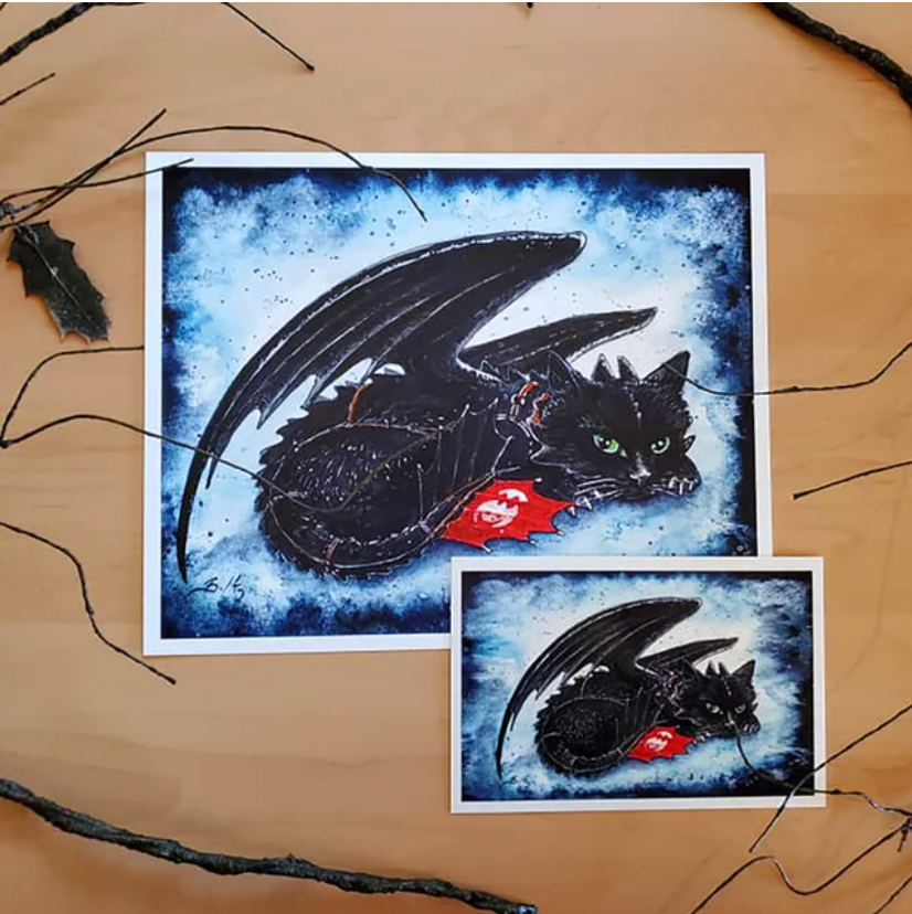 Clockwork Art "How to Train Your Kitten" Print
