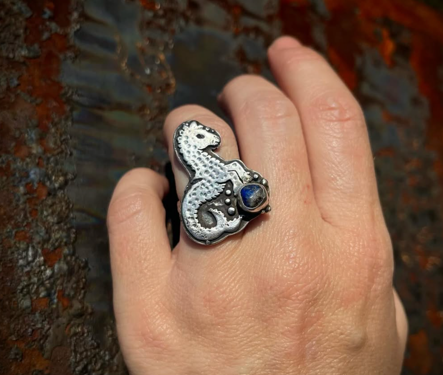 Sigil Jewelry "Hippocampus" One of a Kind Ring