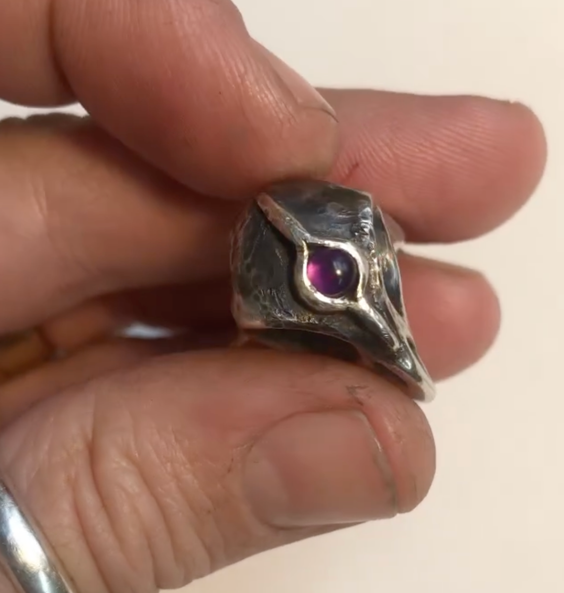 Sigil Jewelry "Raptor Skull" Sterling Ring