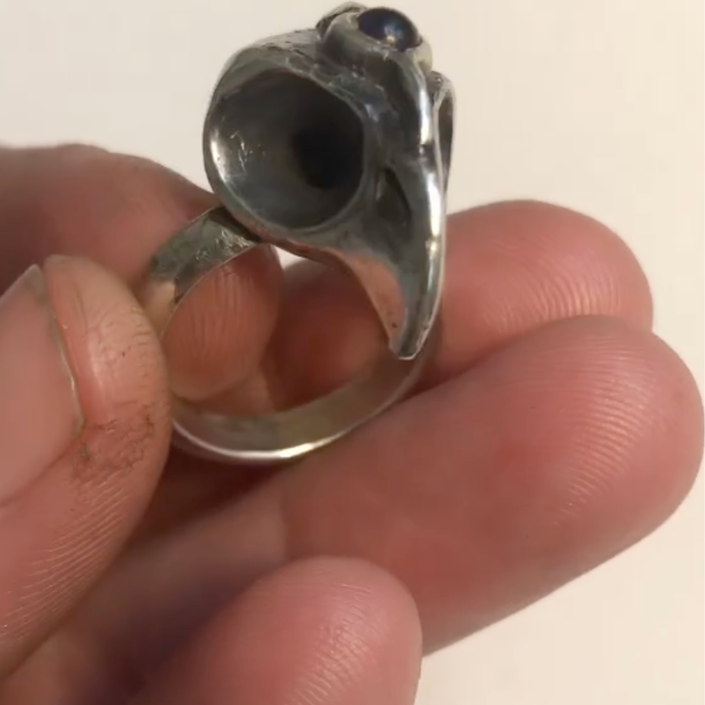 Sigil Jewelry "Raptor Skull" Sterling Ring