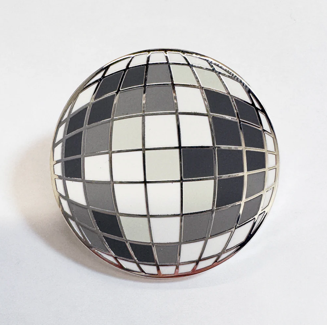 Strike Gently Co. "Disco Ball" Enamel Pin