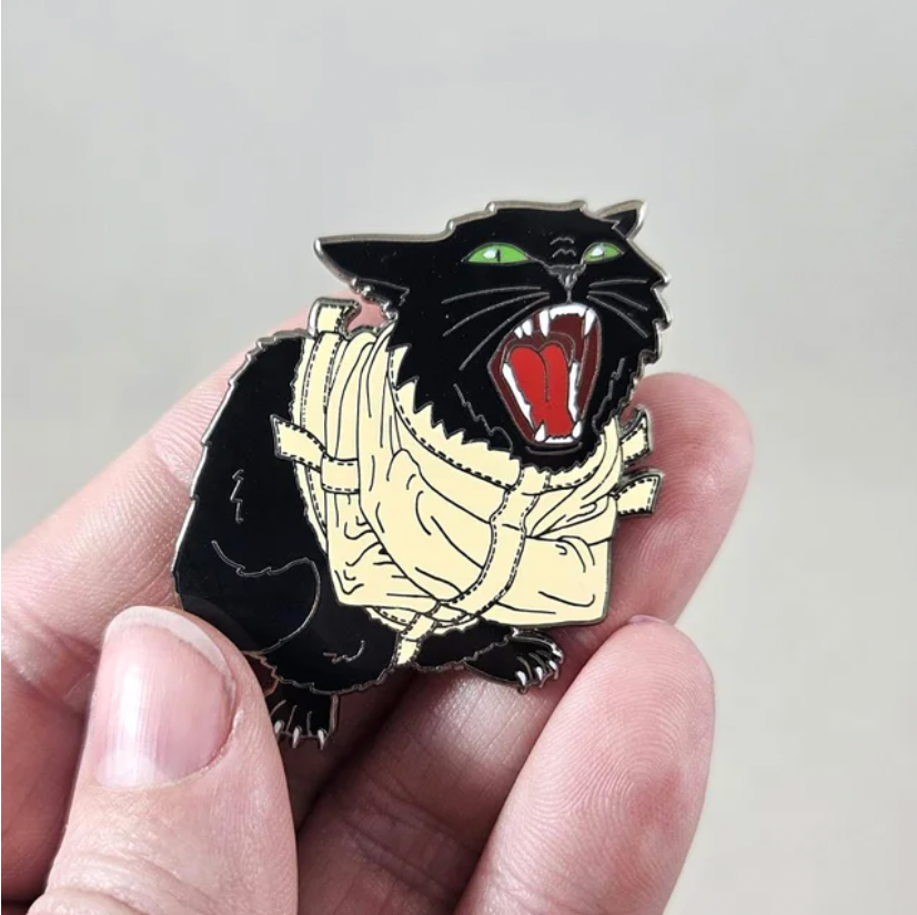 Clockwork Art "Hiss-teria" Enamel Pin