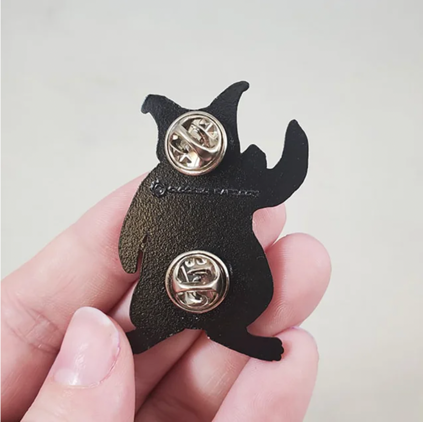 Clockwork Art "Snake Eyes Kitten" Enamel Pin